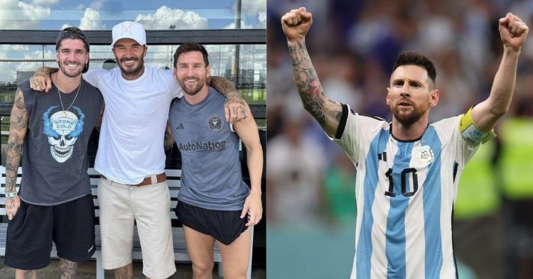 Fans make uncanny observations as 'bodyguard' De Paul lands in Miami to meet Lionel Messi