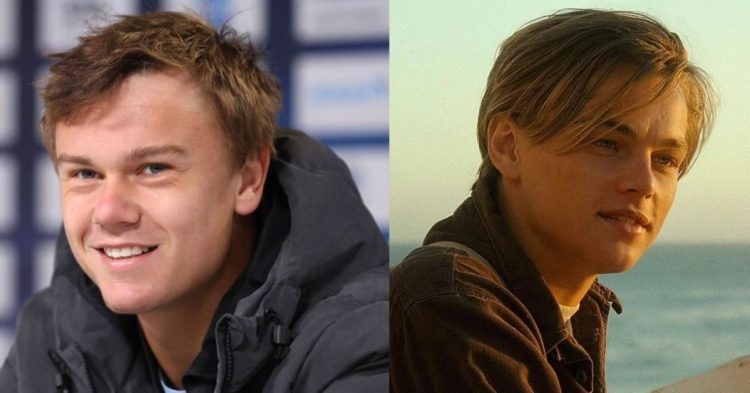Holger Rune and young Leonardo DiCaprio