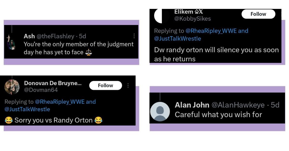 Fans react to Rhea's comments