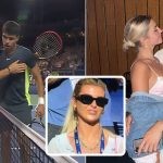 Tommy Paul girlfriend Paige Lorenze reacts after his win over Carlos Alcaraz at Canadian Open