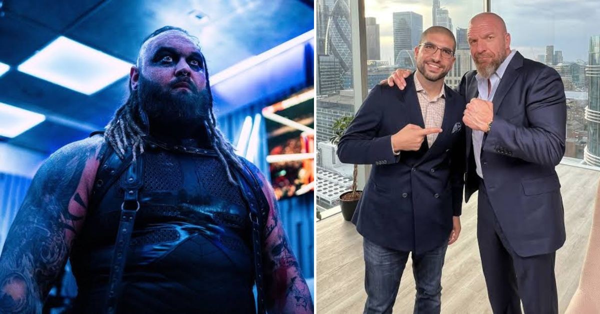 Bray and Triple H with Ariel Helwani