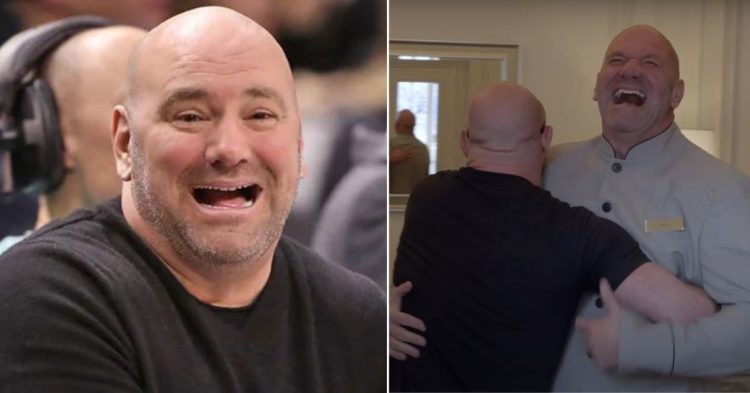 Dana White bursts into laughter after Matt Sera takes a dig on Power Slap