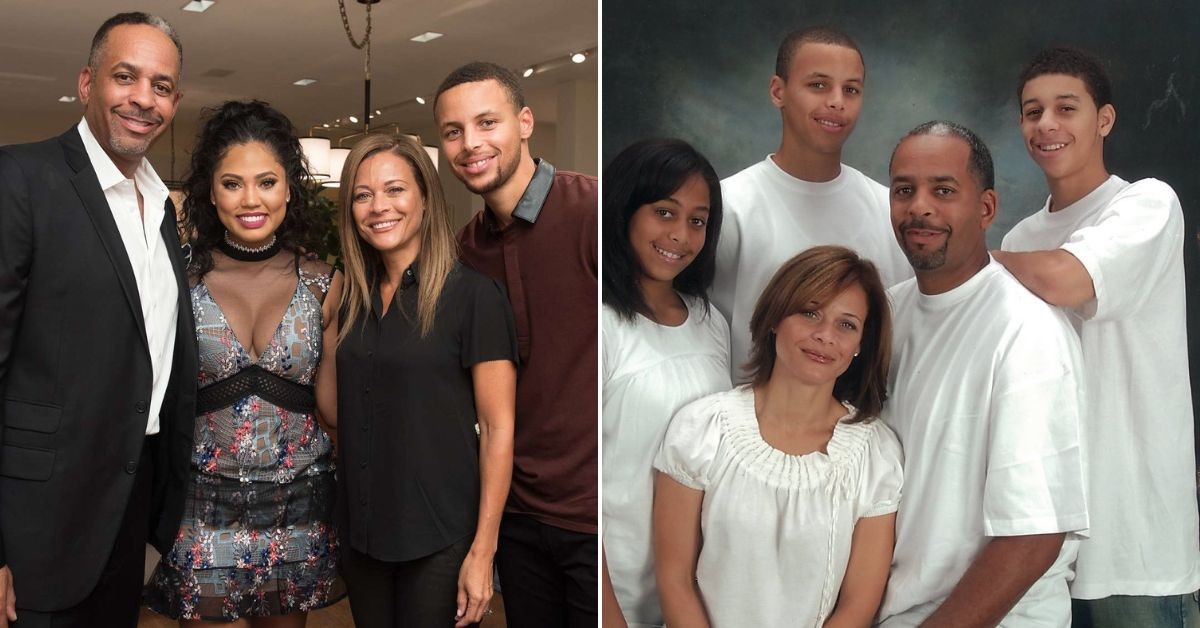 Dell Curry, Somya Curry, Stephen Curry, Seth Curry, and Sydel Curry