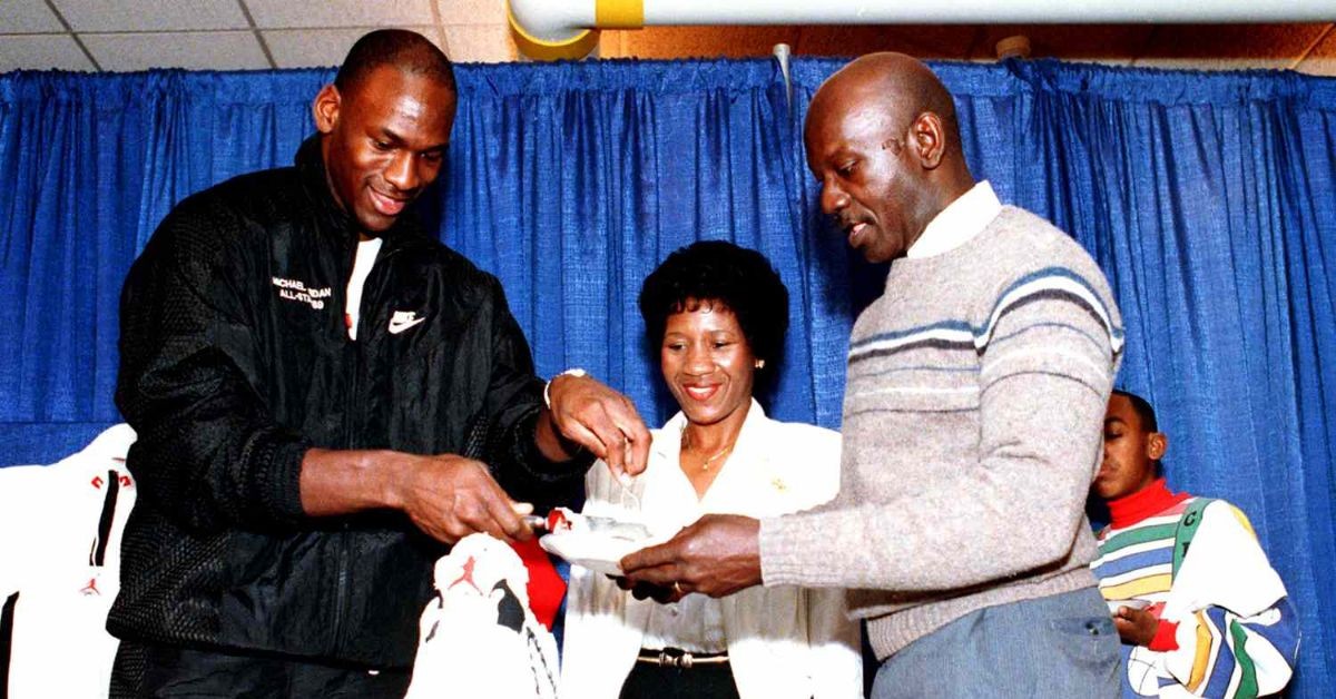 Michael Jordan, Deloris Jordan, and James Jordan