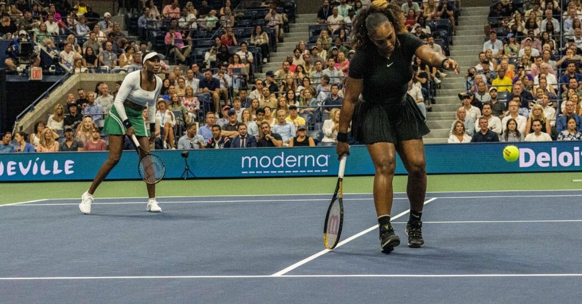 Serena and Venus Williams at the 2022 US Open(Credits-Hiroko Masuike/The New York Times)