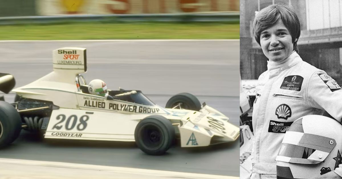 Lella Lombardi, Formula 1 driver in 1974