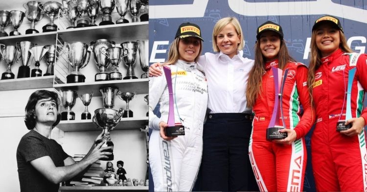 Maria Teresa de Filippis, first female driver in F1 and all-female, F1 Academy