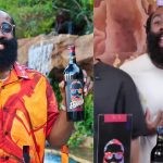 James Harden and his wine