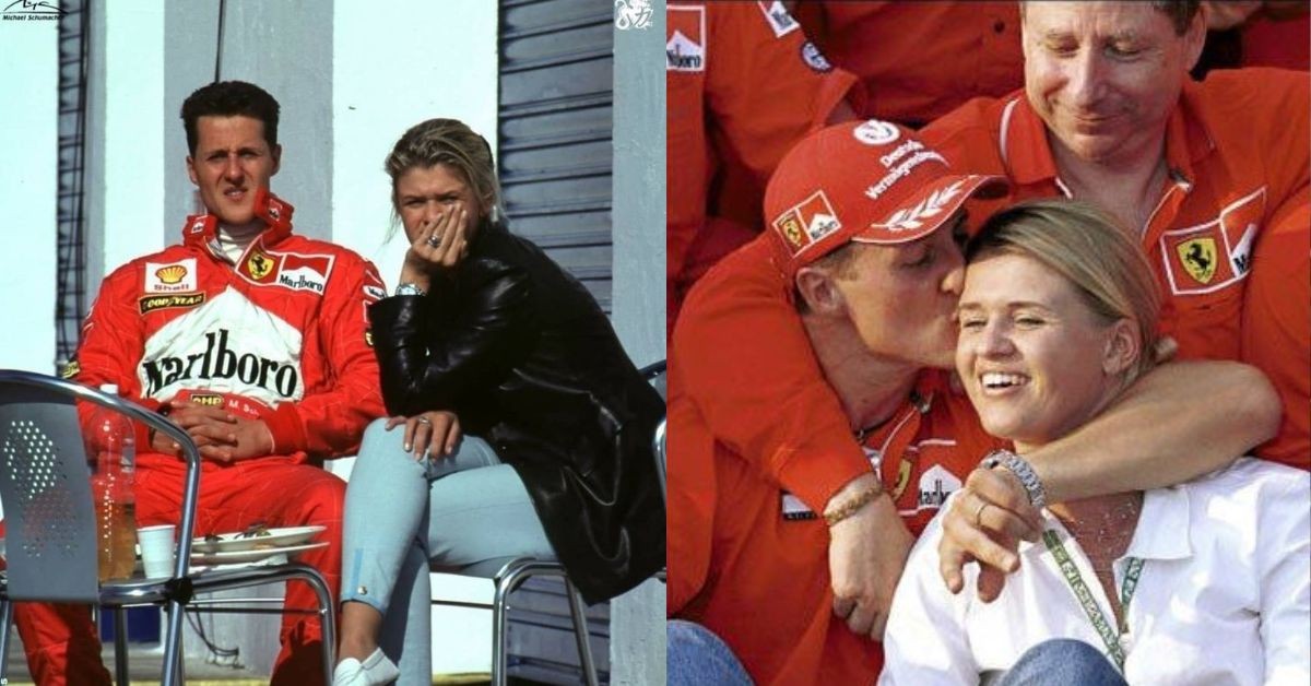 Michael Schumacher with wife, Corinna Schumacher
