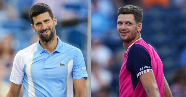 Novak Djokovic and Hubert Hurkacz
