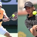 Tommy Paul and Hubert Hurkacz at Indian Wells