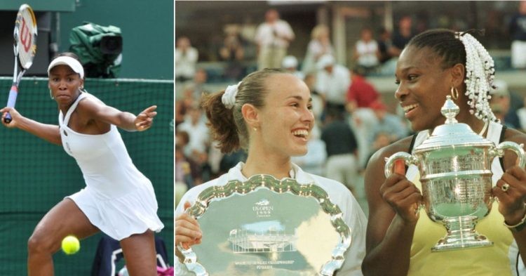 Venus Williams, Martina Hingis and Serena Williams