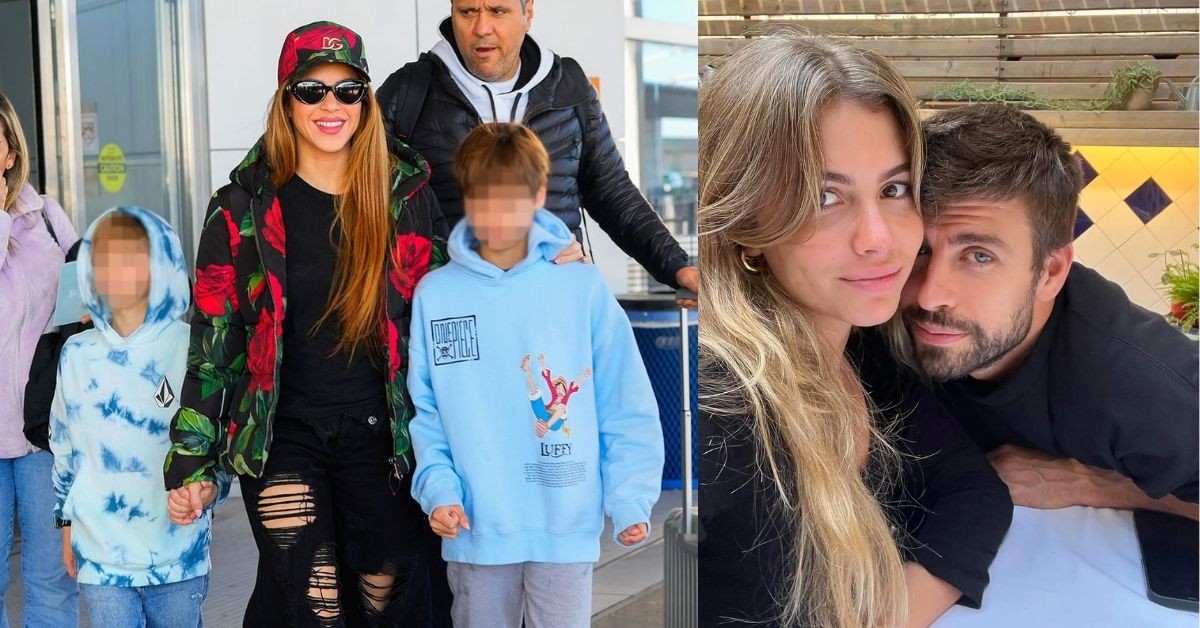 Gerard Pique's girlfriend Clara Chia Marti reportedly spent time with Shakira's children