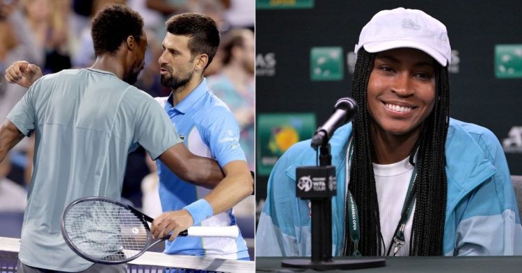 Coco Gauff takes a dig at Gael Monfils and Novak Djokovic's record