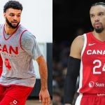 2023 FIBA World Cup Team Canada's Jamal Murray and Dillon Brooks