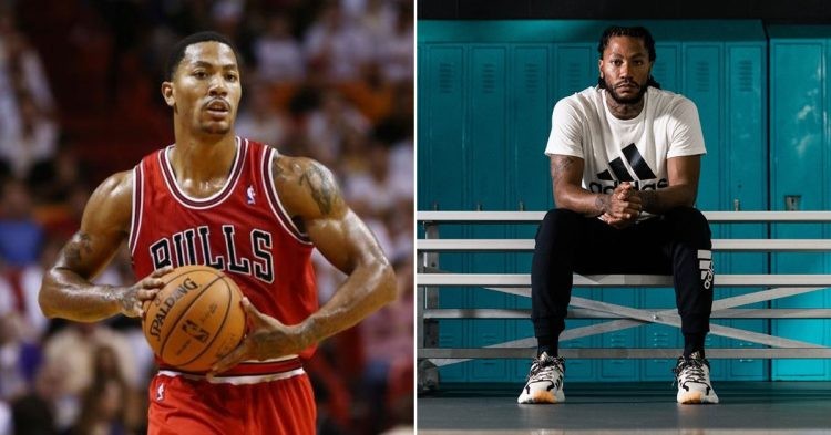 Derrick Rose (Credits - Forbes and Sneaker News)
