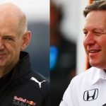 Fans left in a frenzy after Red Bull Chief Technology Officer, Adrain Newey and McLaren CEO Zak Brown seen together