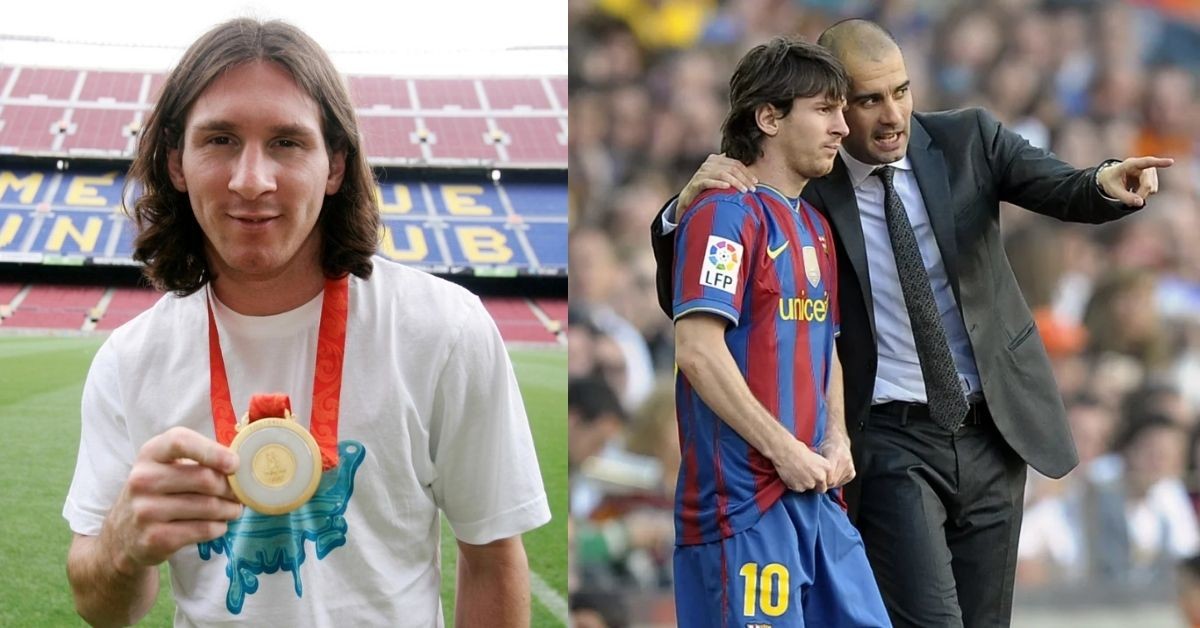 Pep Guardiola helped Lionel Messi win the 2008 Beijing Olympics