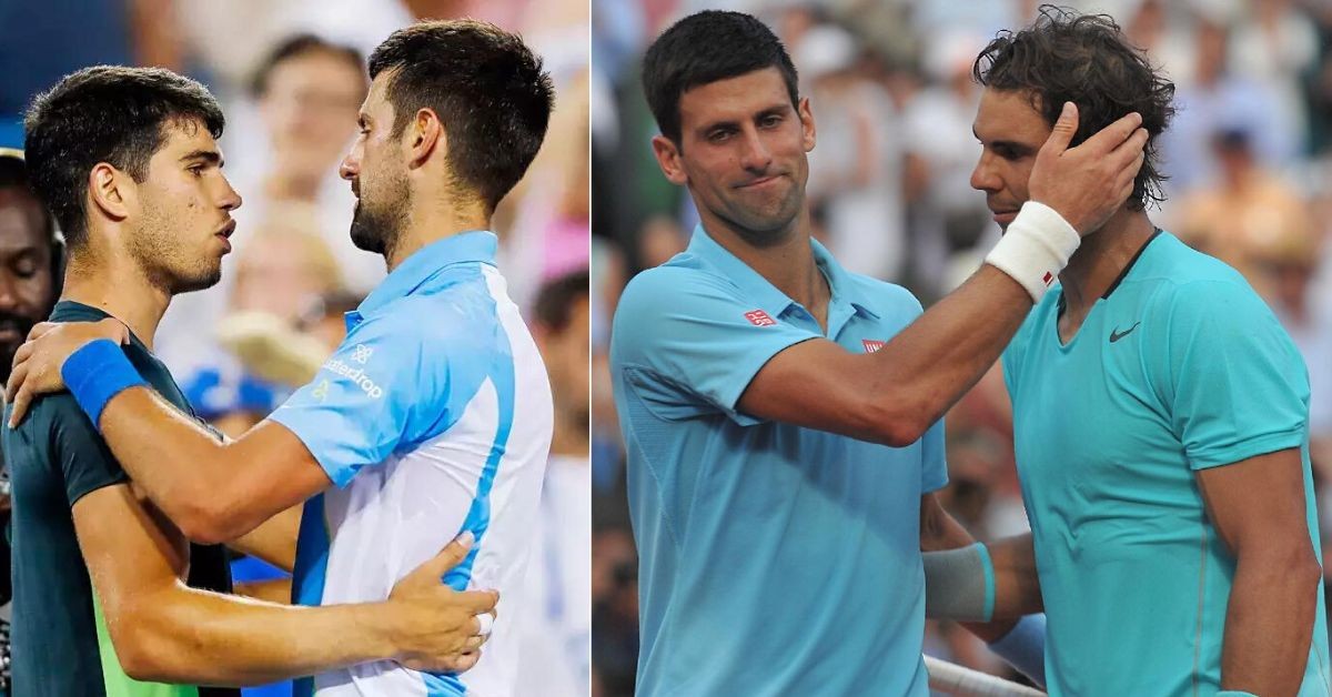 Carlos Alcaraz reminds Novak Djokovic of Rafael NadalCarlos Alcaraz reminds Novak Djokovic of Rafael Nadal