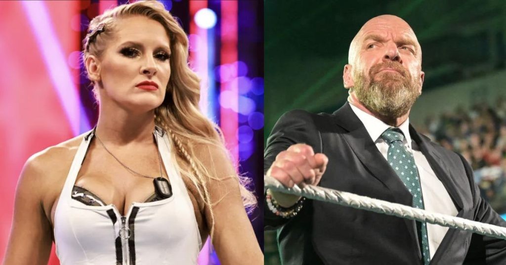 Lacey Evans and Triple H