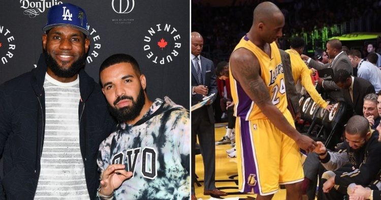 Drake with LeBron James, and Kobe Bryant