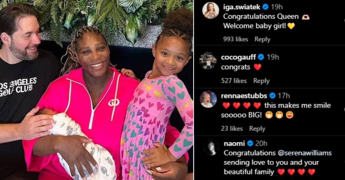 Iga Swiatek, Rennae Stubbs, Coco Gauff and others wished Serena Williams on her child birth