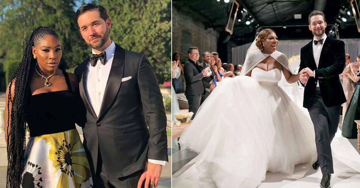 Serena Williams with husband Alexis Ohanian