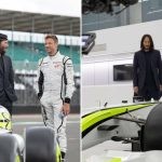 Keanu Reeves talks with Jenson Button about Brawn GP (Credits - Twitter)