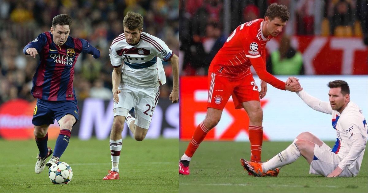 Thomas Muller has an impressive head-to-head record against Lionel Messi