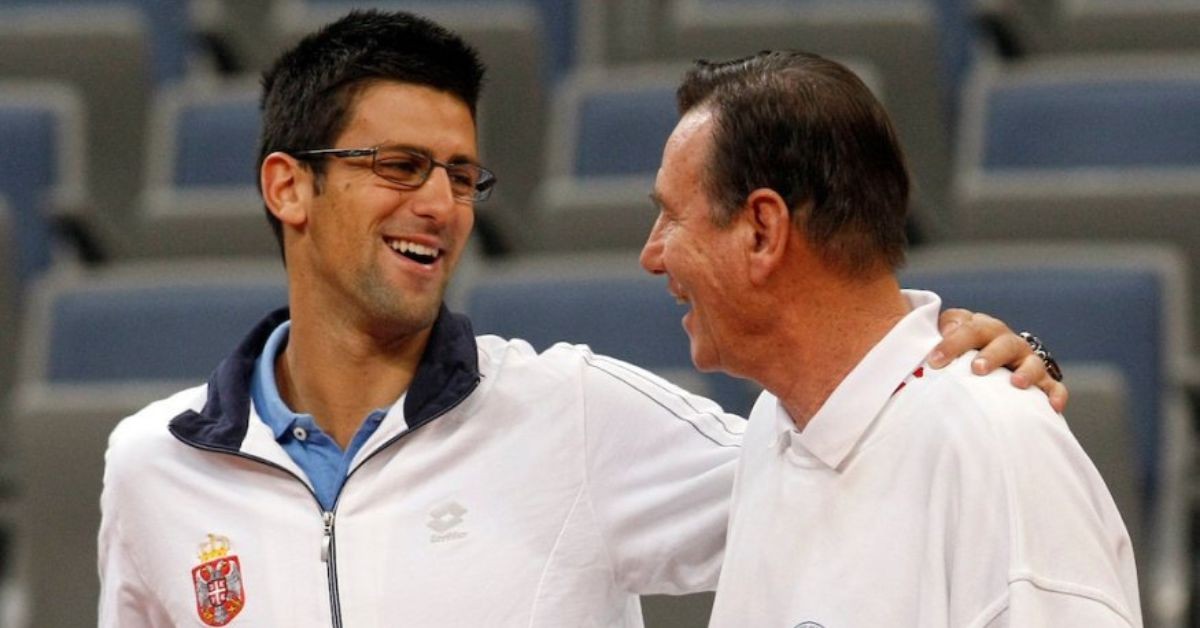 Novak Djokovic and Nikola Pillic. (Credits- Parausic)