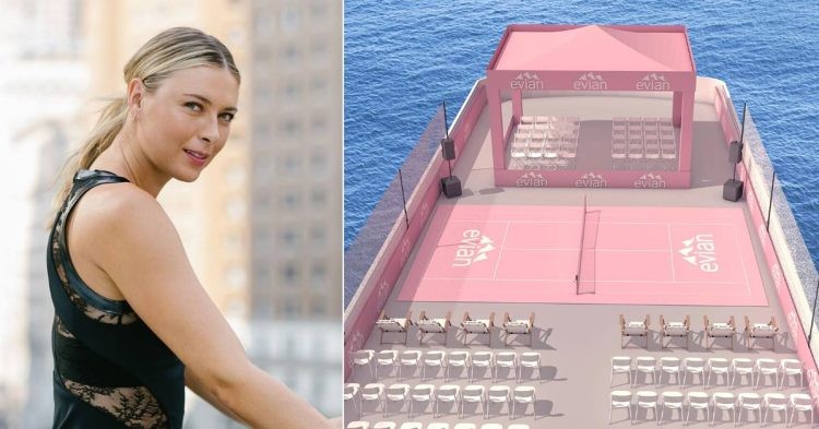 Maria Sharapova to captain the floating court on Hudson river in NYC