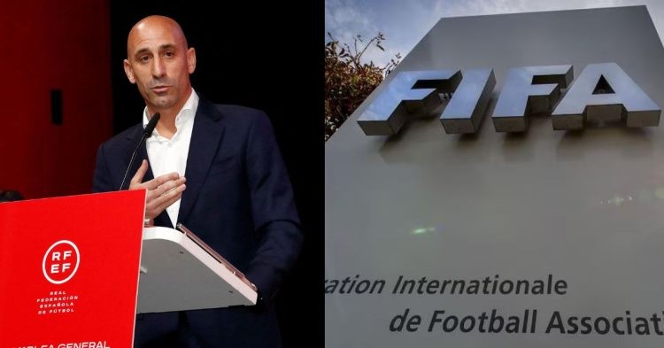 Luis Rubiales faces suspension from FIFA (credits- Marca, Twitter)