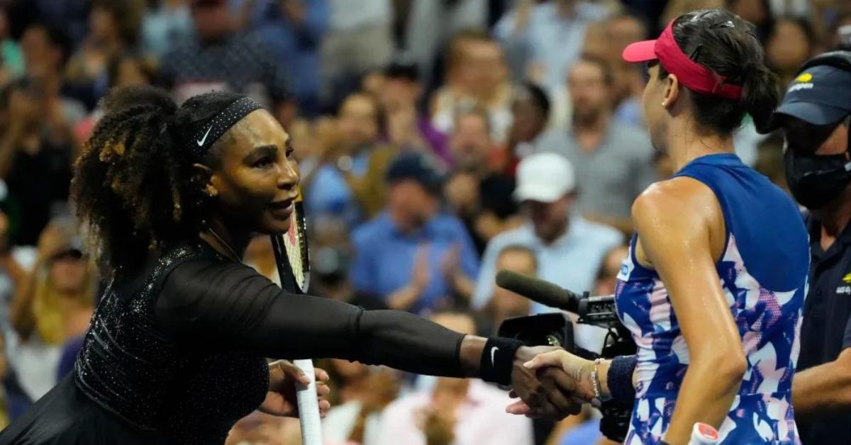 Ajla Tomljanovic and Serena Williams