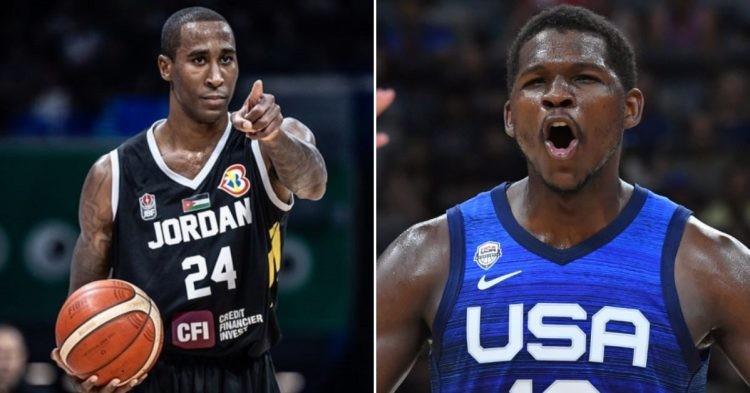 Team USA vs. Jordan 2023 FIBA World Cup (Credits - FIBA and CBS Sports)