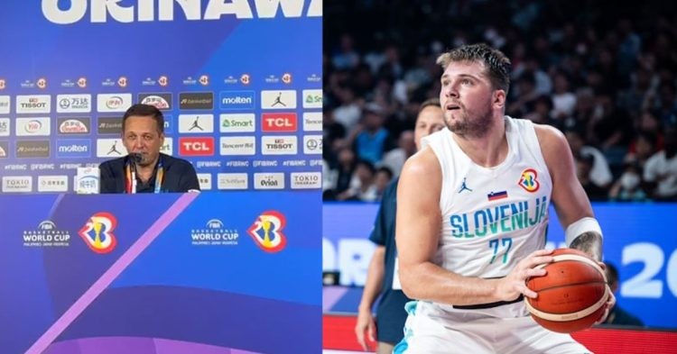 Slovenia Head coach and Luka Doncic
