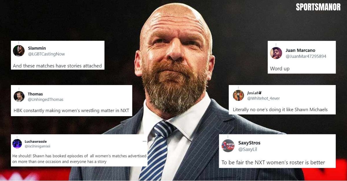 Fans compaired Triple H booking to Shawn Michaels NXT bookings