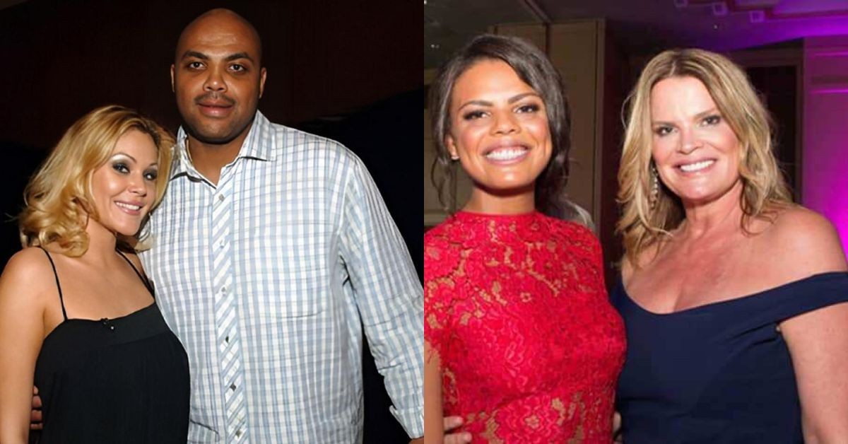 Charles Barkley with family and Maureen with their daughter 