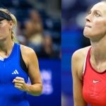 Caroline Wozniacki and Petra Kvitova continue to play despite the loud chatter at the US Open