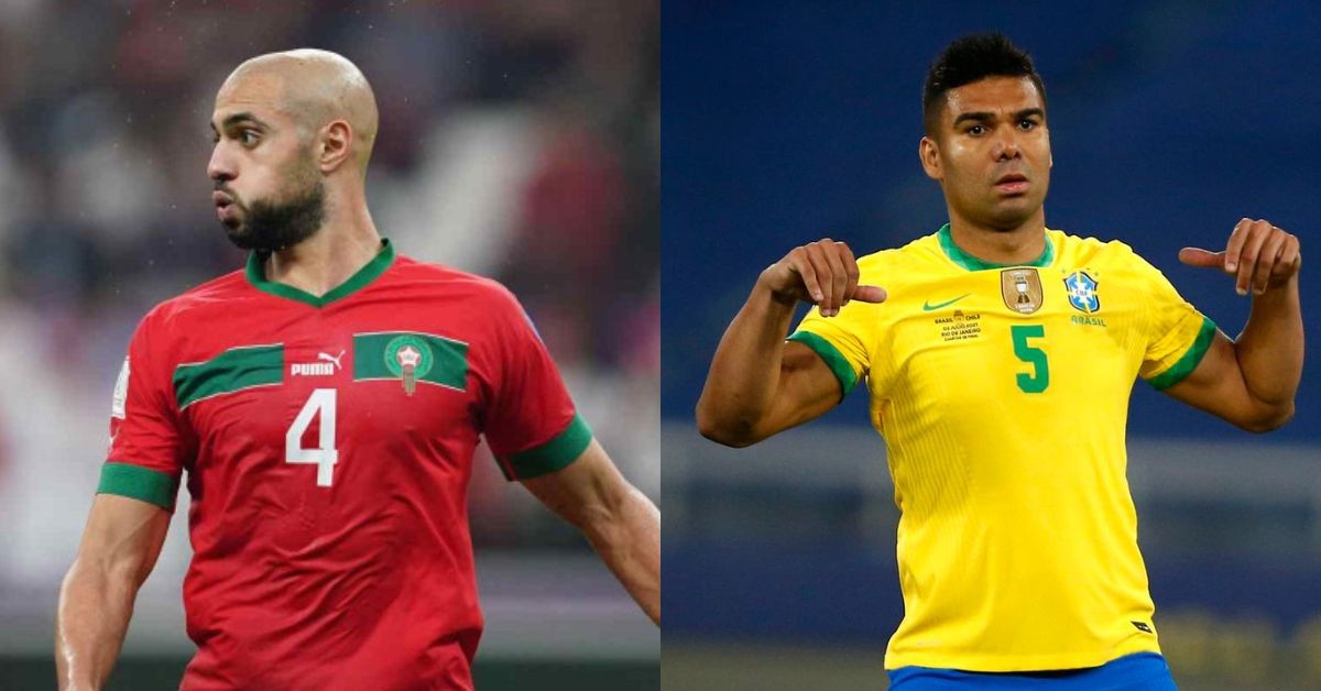 Amrabat and Casemiro for ther national teams
