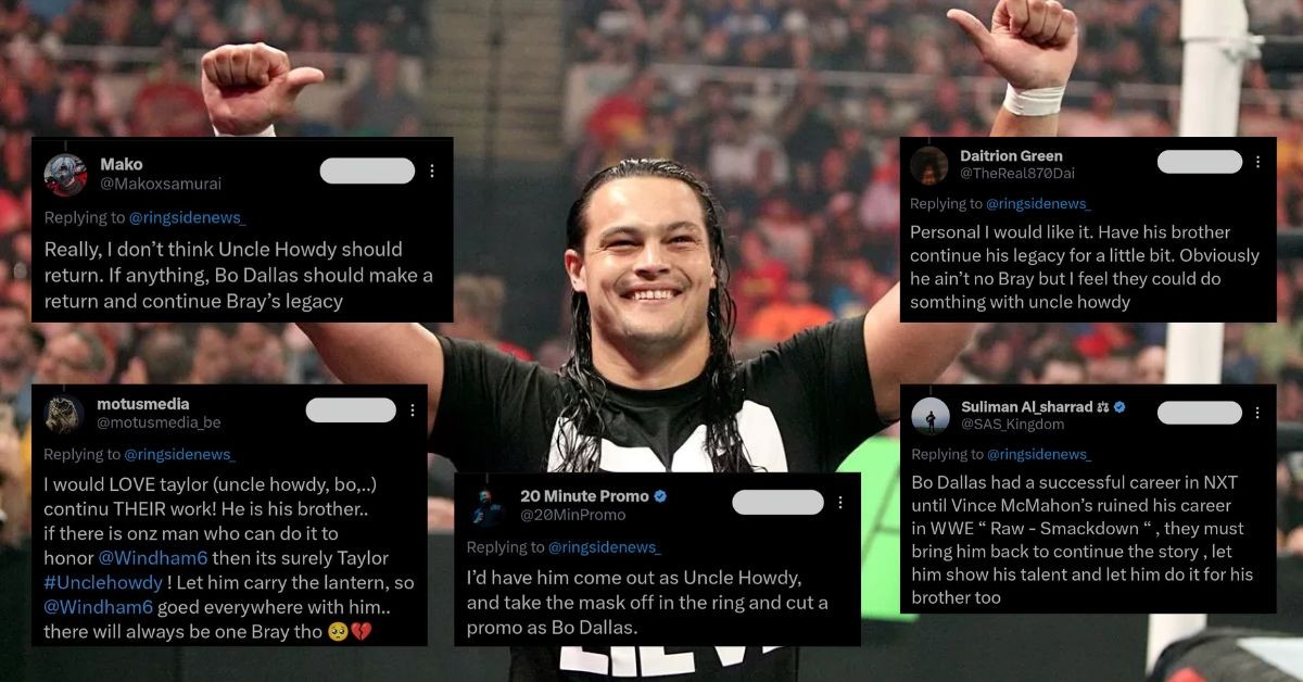 Fans react on Bo Dallas to continue Uncle Howdy's legacy