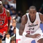 Michael Jordan and Rondae Hollis-Jefferson