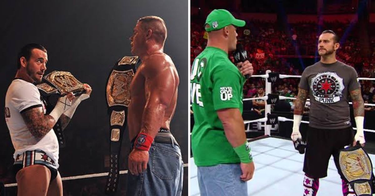 CM Punk and John Cena's rivalry