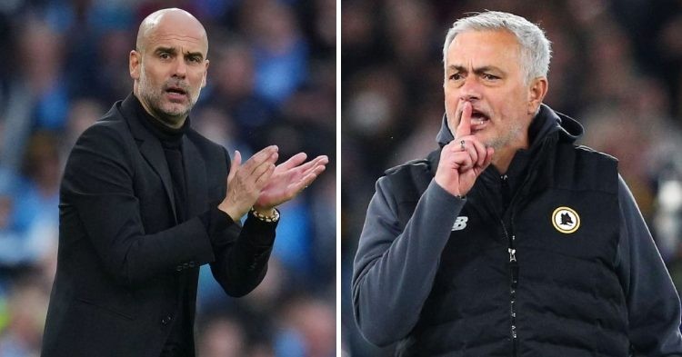 Report on Pep Guardiola and José Mourinho and some section of fans pips the Portuguese manager ahead despite Guardiola's success with Cityzens