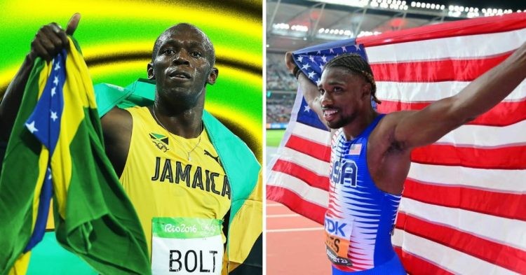Usain Bolt and Noah Lyles