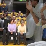 Celebrities courtside at NBA 2K24