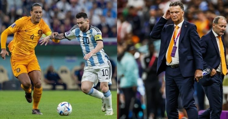Virgil Van Dijk distances himself from Louis Van Gaal's comments about Lionel Messi's Argentina
