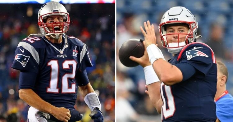 Tom Brady vs Mac Jones (Credit: CNN)