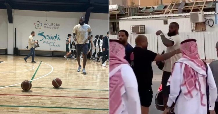 LeBron James in Saudi Arabia