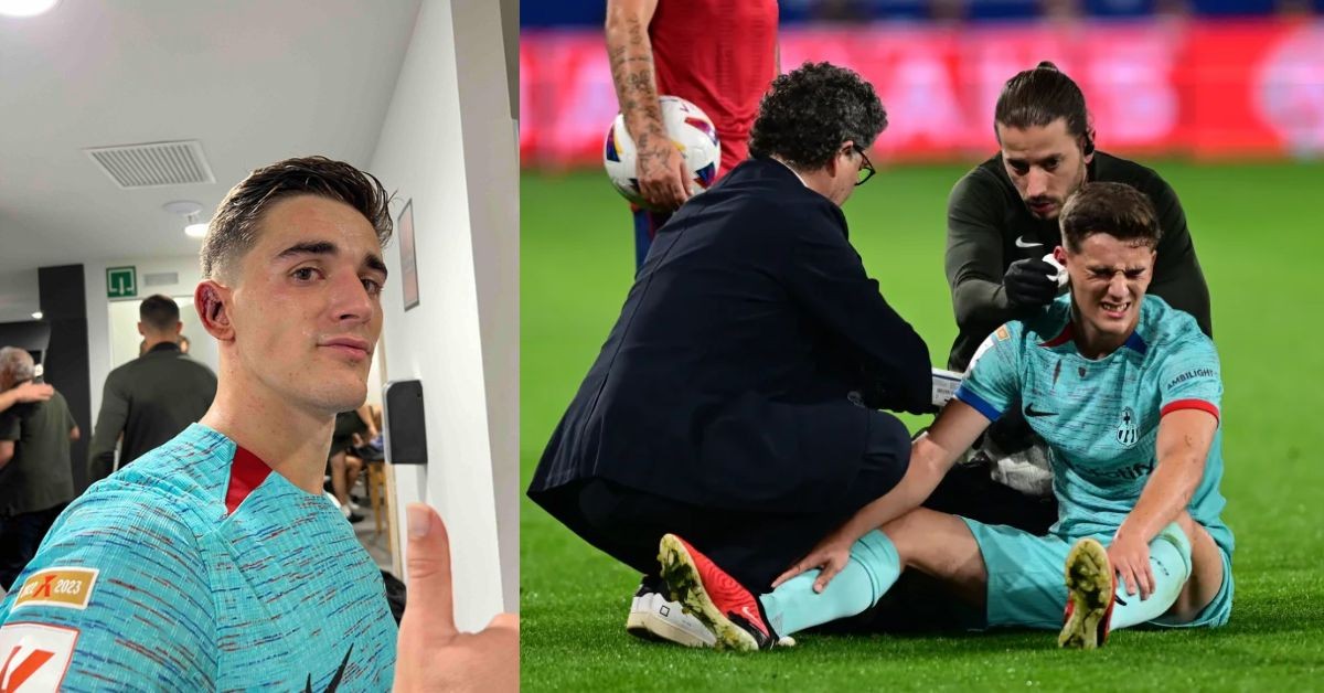 Gavi was left bleeding from his ear during FC Barcelona's match against Osasuna