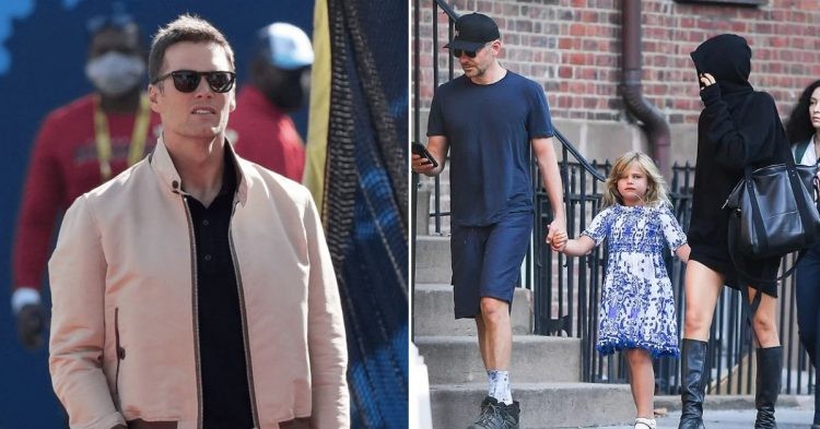 Tom Brady, and Irina Shayk with Bradley Cooper and daughter (Credit: Page Six)
